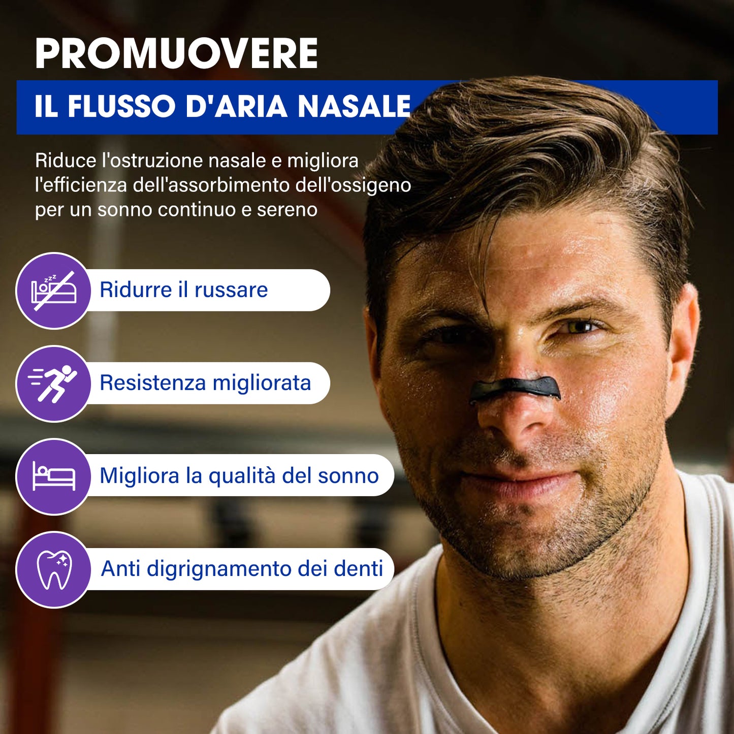 Nasaleep™ – Patch Nasali Kit Completo: Addio Naso Chiuso e Russamento