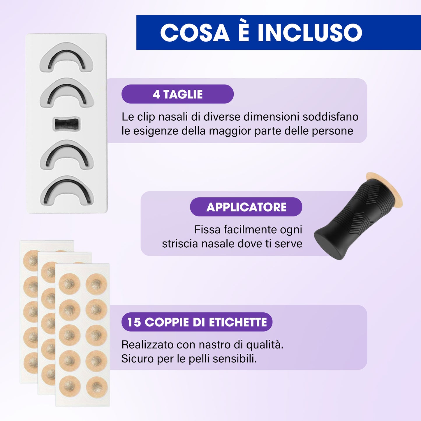Nasaleep™ – Patch Nasali Kit Completo: Addio Naso Chiuso e Russamento