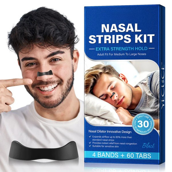 Nasaleep™ – Patch Nasali Kit Completo: Addio Naso Chiuso e Russamento